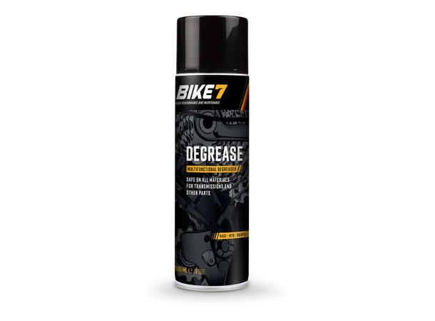 Bike7 Degrease Avfetting 500ml 12-stk = 87 pr.stk 