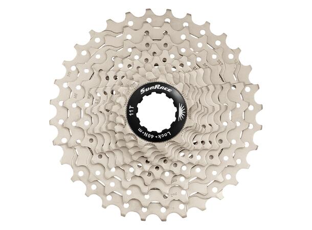 SunRace RS3 11-Delt Kassett 11-32T, 332gr, Champagne, Shimano kompat 