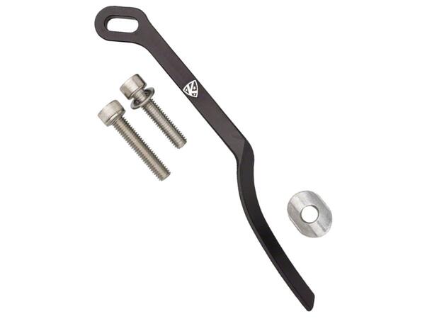 K-Edge Road Braze-on Kjedefanger Sort Anodisert 