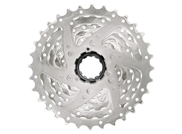 SunRace M969 9-Delt Kassett 11-32T, 346gr, Grå, Shimano kompatibel 
