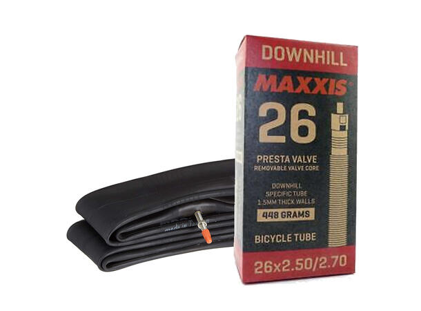 Maxxis DH Presta 26" Slange 26" x 2.50/2.70, 461gr, 1.5mm, RVC 