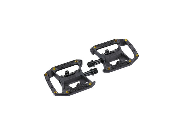 BBB DualChoice Trail BPD-62 KombiPedaler 9/16", 6 pins, Sort 
