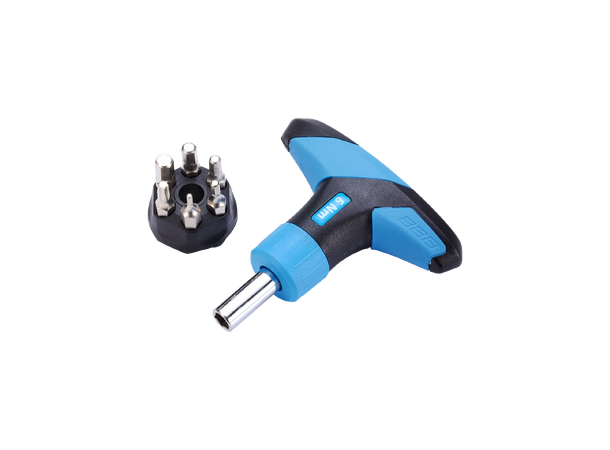BBB TorqueFix BTL-119 6nm Momentnøkkel Blå/Sort, 6nm, T-Håndtak med 6 bits 