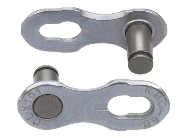 KMC MissingLink 101NR EPT Kjedelås Sølv Single, Wide, 8mm,1/2" x 1/8", Rustfritt 