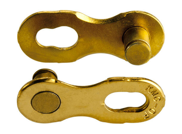 KMC MissingLink 12NR Ti-N Kjedelås Gull 12-Delt, 2-pack, 5.2mm 