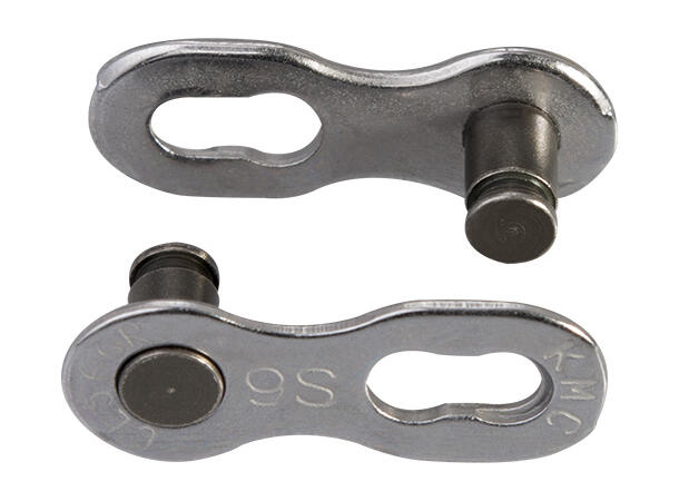 KMC MissingLink 9R EPT Kjedelås Sølv 9-Delt, 2-pack, 6.6mm, Rustfritt 