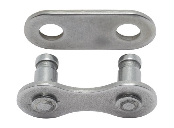 KMC Snap-On Narrow EPT Sølv Kjedelås Single, 2-pack, 1/2" x 3/32", Rustfritt 