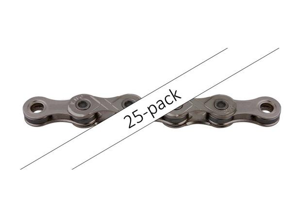 KMC X10 Kjede Grå 10-Delt, 114 ledd, 5.88mm, 25-pack 