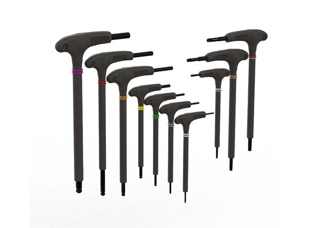 Pedro's Pro T/L Hex&Torx Sett II 10-Delt, Unbrako/Torx, med lomme 