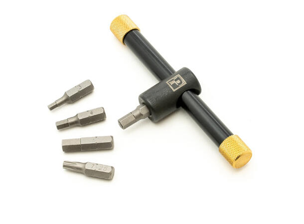 Pedro's T-Handle Bit Driver Unbrakosett 3, 4, 5, 6mm unbrako T25 Torx 