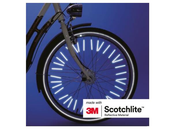 Salzmann 3M Eikereflekser 36 stk 70mm, 90g, ABS med 3M Scotchlite 