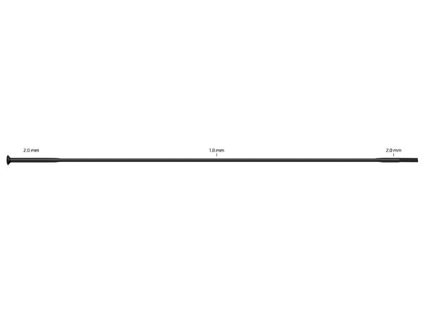 Sapim Race SP Sorte Eiker Straight Pull, 2.0/1.8/2.0, 100 pk 