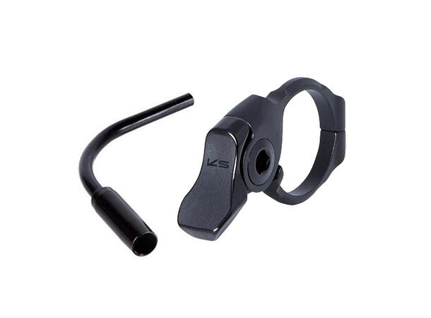 KS KGSL Remote Hendel Alu/Alu OS m/føringshylse, alu, universal, Ø31.8mm 