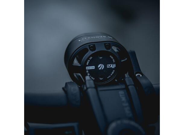 Litemove AEW-230 eMTB Frontlykt 950/550Lumens, styrefeste, m/bryter 
