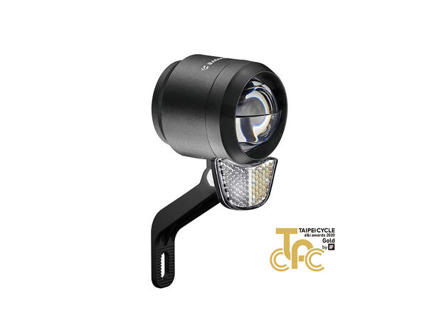 Litemove SE-70 Frontlykt m/Refleks 150 Lumens, univ. gaffelfeste 