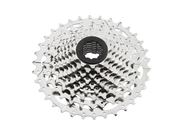 Microshift Marvo LT 9-delt Kassett 11-34T, 363gr, Nikkel belagt, Shimano 