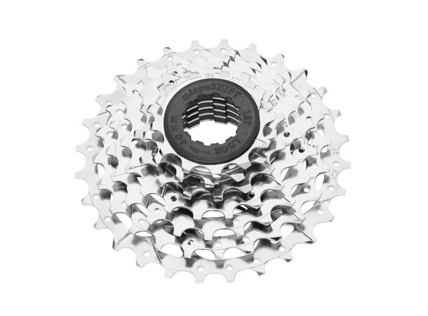 Microshift Mezzo 7-delt Kassett 12-28T, 261gr, Nikkel belagt, Shimano 