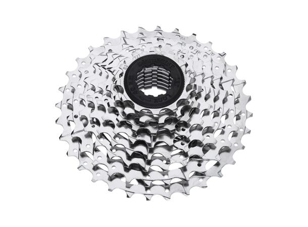 Microshift Mezzo 8-delt Kassett 11-32T, 318gr, Nikkel belagt, Shimano 