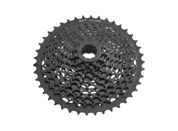 Microshift XLE 10-delt Kassett 11-42T, 536gr, Alu/Stål, Sort, Shimano 