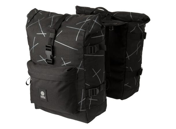 Agu H2O Urban Vanntett Sideveske Sett Sort, 28l, 1500g, 28x35x14cm 