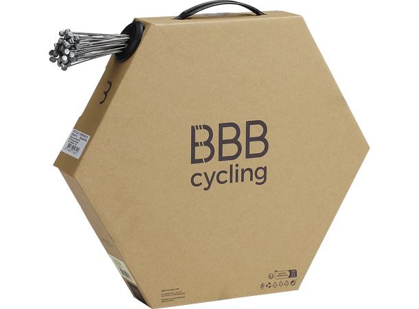 BBB BrakeWire BCB-41L STS Bremsewireboks 1.5 x 2350mm, 50 stk, MTB 