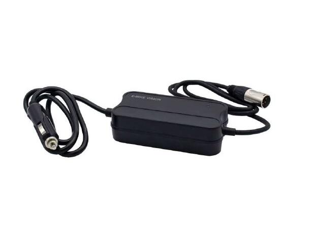 E-Bike Vision PowerPack 12V Lader 12VDC - 7.5A, til sigarettenner i bil 