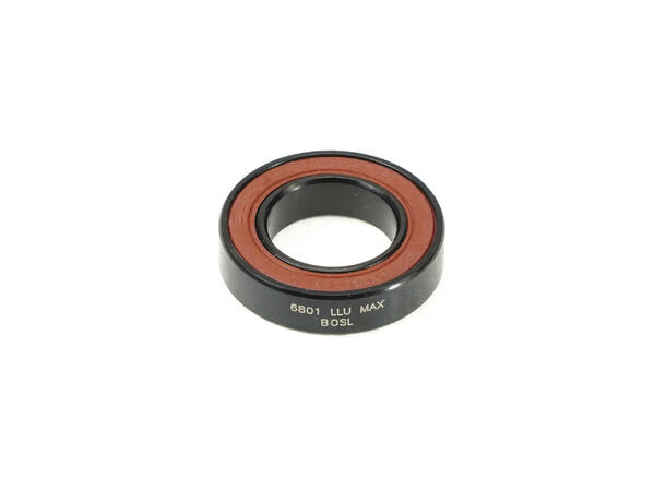 Enduro 6801 LLU MAX SL BO Maskinlager ABEC 3, 12x21x5, Solid Lube, Black Oxide 