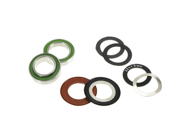 Enduro BB90/95 SRAM GXP Lagerkit SS BB90/95, GXP 22/24mm, A/C,Rustfritt stål 