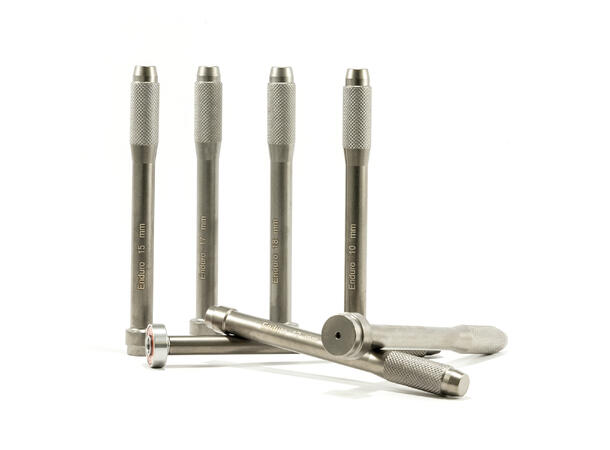 Enduro BRT-030 Punch Verktøysett Ø8, 10, 12, 15, 17, 18, 20mm, inkl. fett 