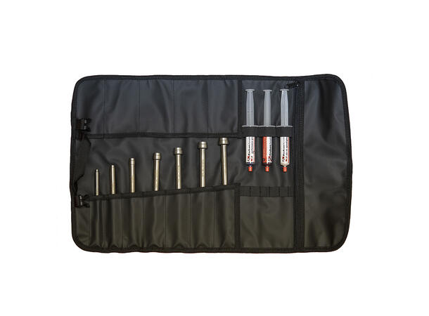 Enduro BRT-030 Punch Verktøysett Ø8, 10, 12, 15, 17, 18, 20mm, inkl. fett 