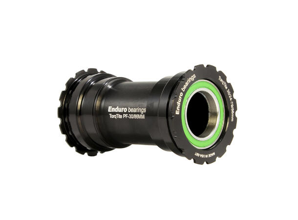 Enduro TorqTite BB386 Kranklager SS Ø46x86.5, 24mm A/C, Rustfritt stål 