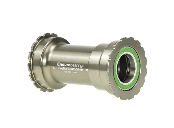 Enduro TorqTite BB386 Kranklager SS Ø46x86.5, 24mm, Rustfritt stål 