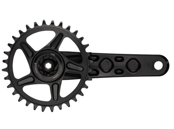 Race Face Turbine Krankarmer Sort, RF136/143, u/drev, Alu, 515g 