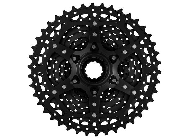 SunRace MS3 10-Delt Kassett 11-40T, 448gr, Sort, Shimano kompatibel 