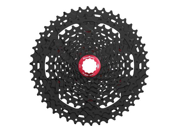 SunRace MS3 10-Delt Kassett 11-46T, 436gr, Sort, Shimano kompatibel 