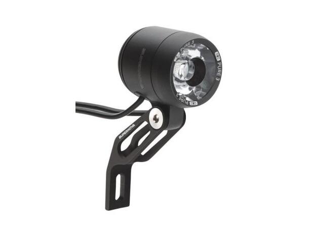 Supernova E3 Pure 3 Frontlykt 205L, Dynamo, Sort, 90g 