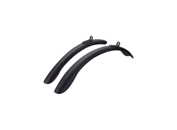 BBB Rainwarriors II BFD-01 Skjermsett 26"-28", Clip-on sort plast 
