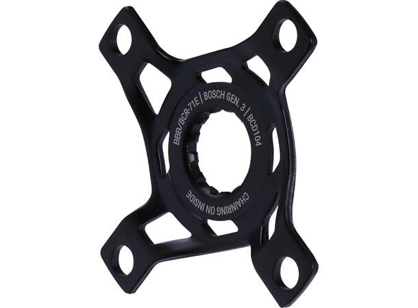 BBB Bosch E-BikeMount BCR-71E Spider Gen 3, 104-BSD, 4-arm, Single 
