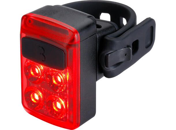 BBB Slide BLS-236 Baklykt 16 Lumen, Micro USB, Sort 