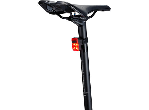 BBB Slide BLS-236 Baklykt 16 Lumen, Micro USB, Sort 