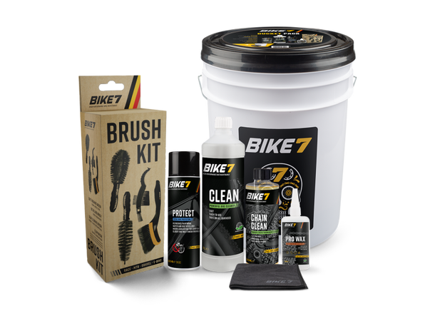 Bike7 Bucket Pack Vedlikeholdsbøtte 9 smøre- og vedlikeholdsprodukter 