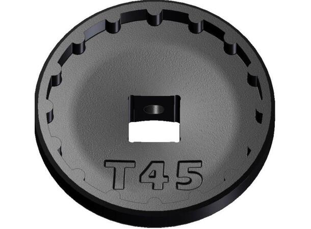 Ice Toolz T045 Kranklageravtager Ø54.0mm x 16, 1/2" pipe, til bl.a T45 