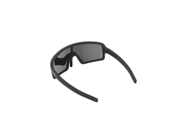 BBB Chester BSG-69 Brille Sort MLC Rød/Oransje Glass 
