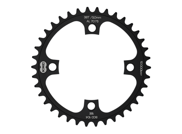 KMC Krankdrev 104 BCD/4-arm, 1/8", Wide, Stål 