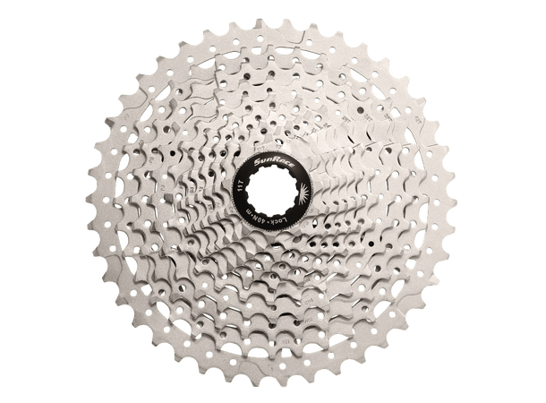 Sunrace MS8 11-Delt HG Kassett 11-42T, 465g, Sølv, Shimano HG 