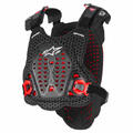 Alpinestars A-5 S V2 Bryst/Ryggplate JR Small/Medium, sort/r&#248;d