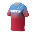 Alpinestars A-Dura Astars 2.0 SS Tr&#248;ye Small, R&#248;d/Bl&#229;, Regular Fit