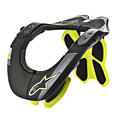 Alpinestars Bns Tech 2 Nakkebeskytter Large/X-Large, Sort/gul, Cat II, 630gr