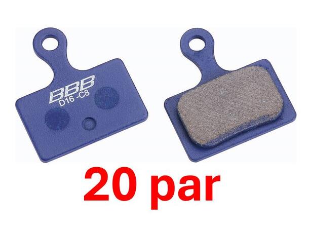 BBB DiscStop HP BBS-561D Skiveklosser 20 par, Tektro, Shimano 