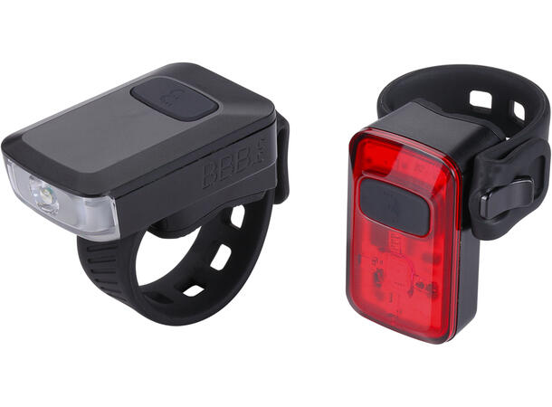 BBB Spark 2.0 BLS-153 Lyktesett 100+20 Lumens, USB-C, Sort 